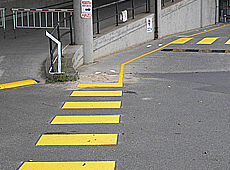 safety zone line marking